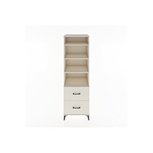 Hyperion Dolap 4 Raflı 2 Çekmeceli 60x44x195 Aytaşı-aytaşı