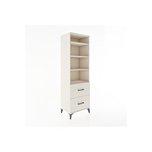 Hyperion Dolap 4 Raflı 2 Çekmeceli 60x44x195 Aytaşı-aytaşı