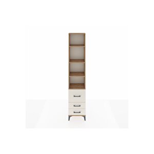 Arges Dolap 4 Raflı 3 Çekmeceli 44x30x221 Çam-aytaşı