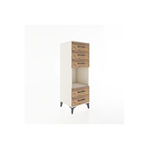 Hyperion Dolap Tek Raflı 5 Çekmeceli 44x44x134 Aytaşı-çam