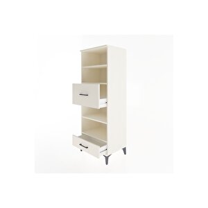 Hyperion Dolap 4 Raflı 2 Çekmeceli 60x44x163 Aytaşı-aytaşı