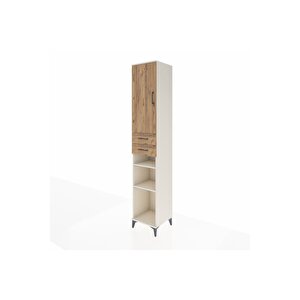 Hyperion Dolap 5 Raflı 2 Çekmeceli Tek Kapaklı 44x44x243 Aytaşı-çam