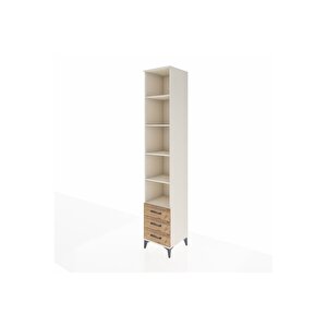 Hyperion Dolap 5 Raflı 3 Çekmeceli 44x44x243 Aytaşı-çam