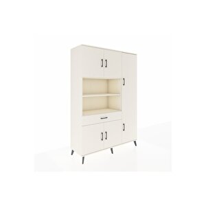 Hyperion Gardrop 10 Raflı Tek Çekmeceli 6 Kapaklı 132x44x195 Aytaşı-aytaşı