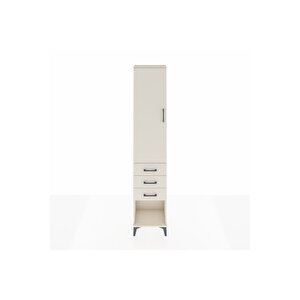 Arges Dolap 3 Raflı 3 Çekmeceli Tek Kapaklı 44x30x221 Aytaşı-aytaşı