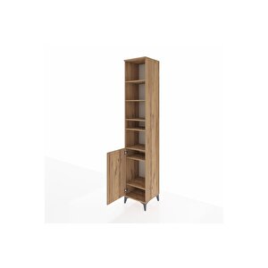 Hyperion Dolap 7 Raflı Tek Kapaklı 44x44x243 Çam-çam