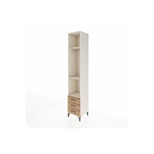 Hyperion Dolap 3 Raflı 3 Çekmeceli Tek Askılı 44x44x243 Aytaşı-çam