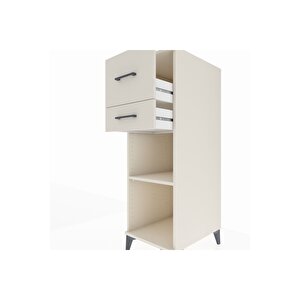 Kronos Dolap Tek Raflı 2 Çekmeceli 44x59x134 Aytaşı-aytaşı