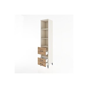 Hyperion Dolap 4 Raflı 3 Çekmeceli 44x44x221 Aytaşı-çam