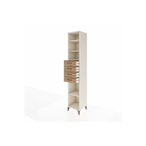 Hyperion Dolap 4 Raflı 4 Çekmeceli 44x44x243 Aytaşı-çam