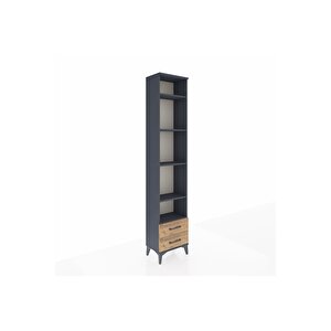 Arges Dolap 5 Raflı 2 Çekmeceli 44x30x221 Antrasit-çam