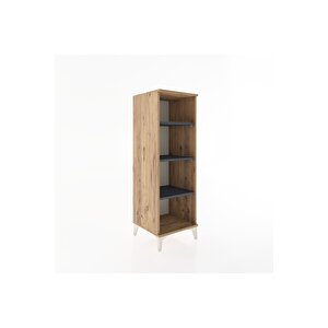 Hyperion Dolap 3 Raflı 44x44x134 Çam-antrasit
