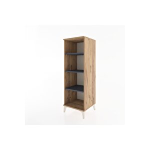 Hyperion Dolap 3 Raflı 44x44x134 Çam-antrasit