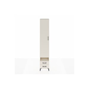 Hyperion Dolap 4 Raflı 2 Çekmeceli Tek Askılı 44x44x243 Aytaşı-aytaşı