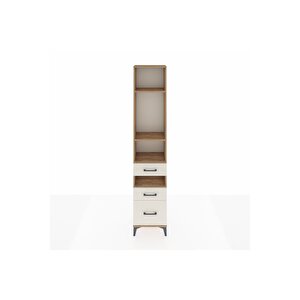 Arges Dolap 4 Raflı 3 Çekmeceli 44x30x221 Çam-aytaşı