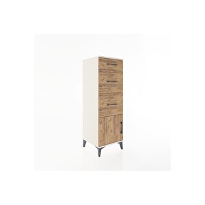 Hyperion Dolap 3 Çekmeceli Tek Kapaklı 44x44x134 Aytaşı-çam