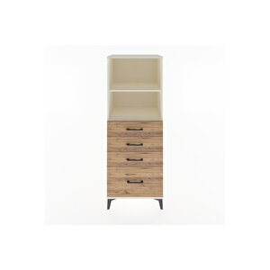 Hyperion Dolap 2 Raflı 4 Çekmeceli 60x44x163 Aytaşı-çam