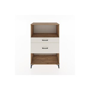 Hyperion Dolap Tek Raflı 2 Çekmeceli 88x44x134 Çam-aytaşı