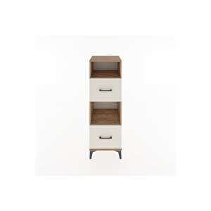 Hyperion Dolap 2 Raflı 2 Çekmeceli 44x44x134 Çam-aytaşı