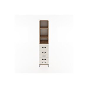 Hyperion Dolap 3 Raflı 5 Çekmeceli 44x44x221 Çam-aytaşı