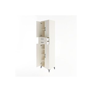 Hyperion Dolap 5 Raflı 2 Çekmeceli 4 Kapaklı 60x44x243 Aytaşı-aytaşı
