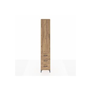 Hyperion Dolap 2 Raflı 3 Çekmeceli Tek Askılı 44x44x243 Çam-çam