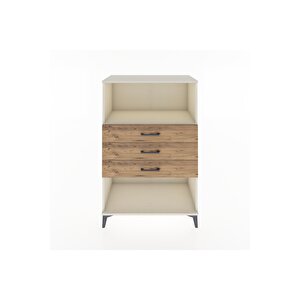 Hyperion Dolap Tek Raflı 3 Çekmeceli 88x44x134 Aytaşı-çam
