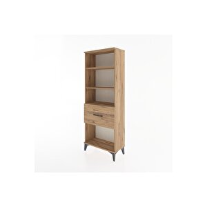 Arges Dolap 3 Raflı Tek Çekmeceli 60x30x163 Çam-çam