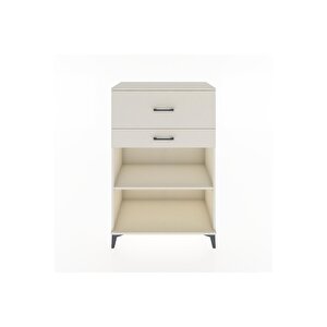 Hyperion Dolap Tek Raflı 2 Çekmeceli 88x44x134 Aytaşı-aytaşı