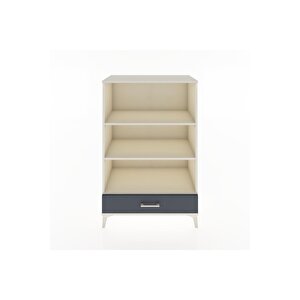 Hyperion Dolap 3 Raflı Tek Çekmeceli 88x44x134 Aytaşı-antrasit