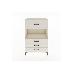 Hyperion Dolap Tek Raflı 4 Çekmeceli 88x44x134 Aytaşı-aytaşı