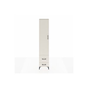 Arges Dolap 4 Raflı 2 Çekmeceli Tek Kapaklı 44x30x221 Aytaşı-aytaşı