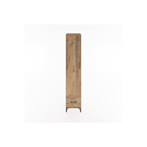 Hyperion Dolap 5 Raflı Tek Çekmeceli Tek Kapaklı 44x44x221 Çam-çam