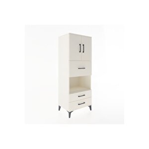 Hyperion Dolap 3 Raflı 3 Çekmeceli 2 Kapaklı 60x44x163 Aytaşı-aytaşı