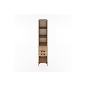 Hyperion Dolap 3 Raflı 3 Çekmeceli 44x44x221 Çam-çam