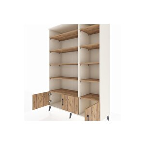 Hyperion Gardrop 10 Raflı 3 Kapaklı 132x44x195 Aytaşı-çam