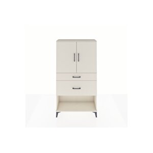 Arges Dolap 3 Raflı 2 Çekmeceli 2 Kapaklı 88x30x163 Aytaşı-aytaşı
