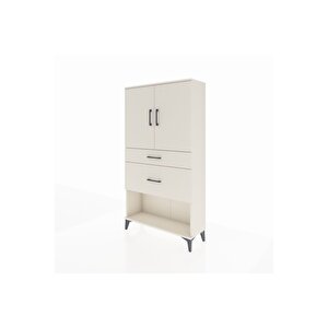 Arges Dolap 3 Raflı 2 Çekmeceli 2 Kapaklı 88x30x163 Aytaşı-aytaşı