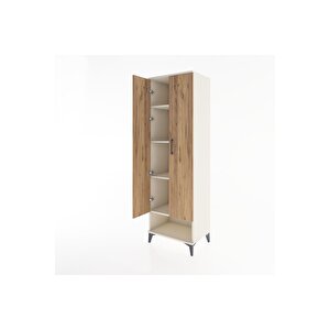 Hyperion Dolap 4 Raflı 2 Kapaklı 60x44x195 Aytaşı-çam