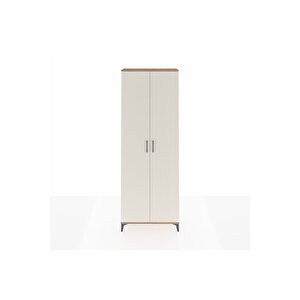 Arges Dolap 5 Raflı 2 Kapaklı 88x30x243 Çam-aytaşı