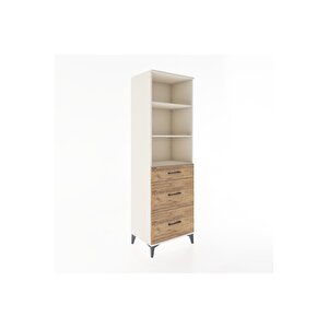 Hyperion Dolap 3 Raflı 3 Çekmeceli 60x44x195 Aytaşı-çam