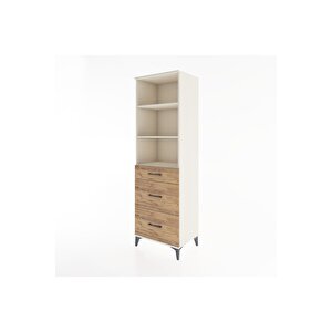 Hyperion Dolap 3 Raflı 3 Çekmeceli 60x44x195 Aytaşı-çam