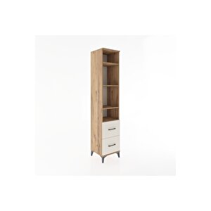 Hyperion Dolap 4 Raflı 2 Çekmeceli 44x44x221 Çam-aytaşı