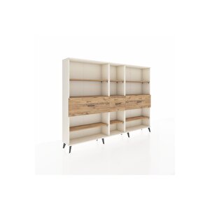 Arges Dolap 9 Raflı 3 Çekmeceli  220x30x163 Aytaşı-çam