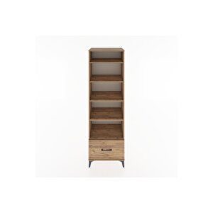 Hyperion Dolap 5 Raflı Tek Çekmeceli 60x44x195 Çam-çam