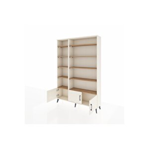 Arges Dolap 10 Raflı 3 Kapaklı 132x30x195 Aytaşı-aytaşı/çam