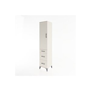 Hyperion Dolap 2 Raflı 3 Çekmeceli Tek Askılı 44x44x221 Aytaşı-aytaşı