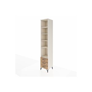 Hyperion Dolap 5 Raflı 3 Çekmeceli 44x44x243 Aytaşı-çam