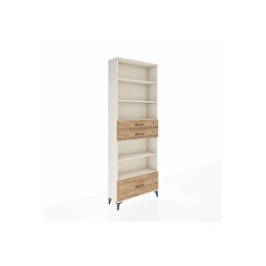 Arges Dolap 5 Raflı 3 Çekmeceli 88x30x243 Aytaşı-çam