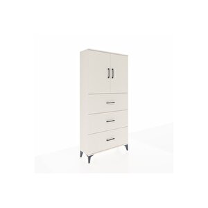 Arges Dolap 2 Raflı 3 Çekmeceli 2 Kapaklı 88x30x182 Aytaşı-aytaşı